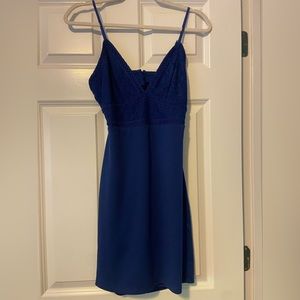 Lulus blue mini dress
